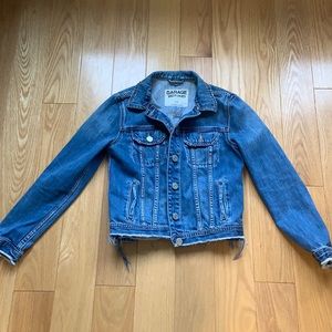 Navy blue Jean jacket, mint condition, women’s S